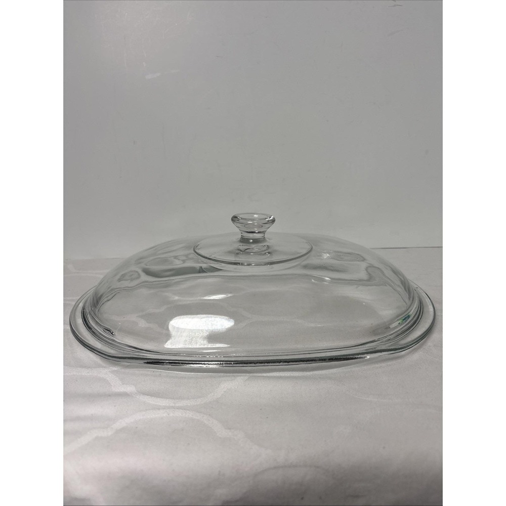 Original Rival Crock Pot Oval Glass Cover Lid Only  3860 3745 3755 3756 Chipped - Picture 4 of 8